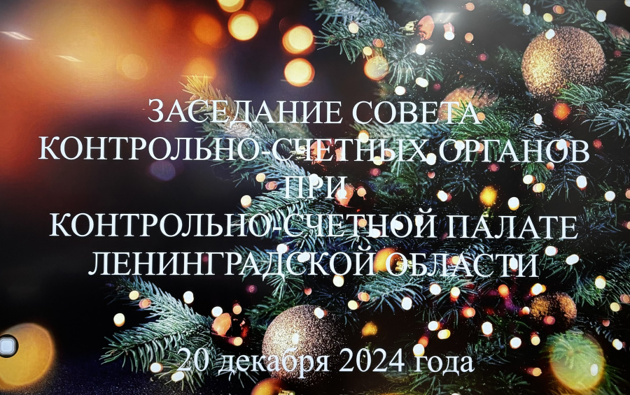 Состоялось заседание Совета контрольно-счетных органов при КСП ЛО Состоялось заседание Совета контрольно-счетных органов при КСП ЛО